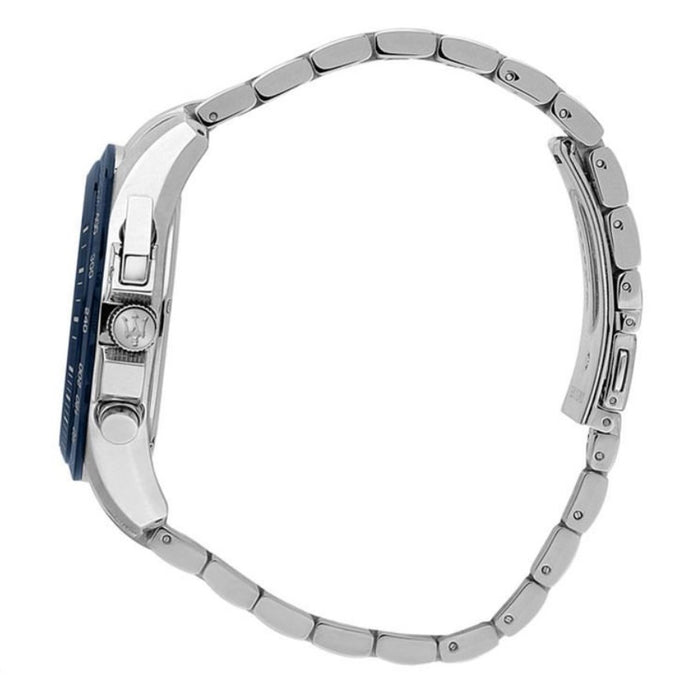 Maserati Sfida Auto Blue dial R8823140011- Authentic