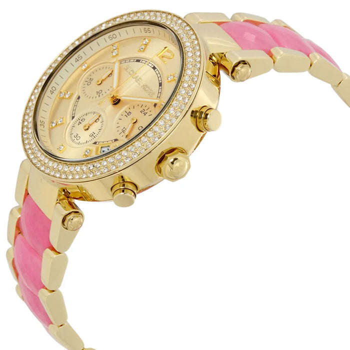 Michael Kors Parker Chronograph Quartz Ladies Watch MK6363 Authentic