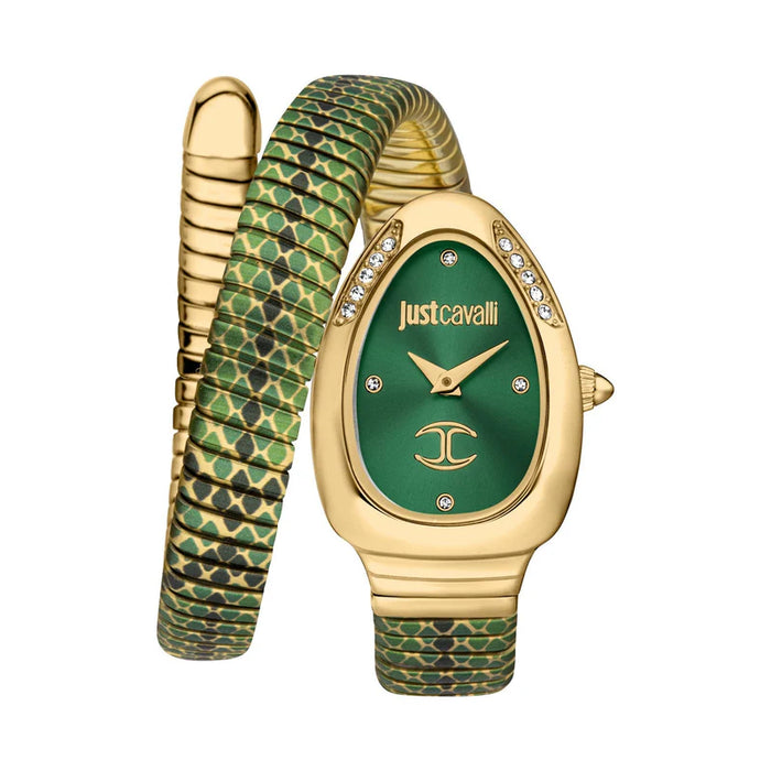 Just Cavalli JC1L251M0035 Pelle Solo Watch For Women - Authentic (S)