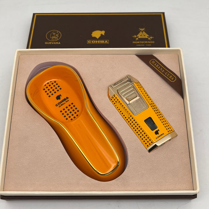 Cohiba Ashtray And Lighter Set