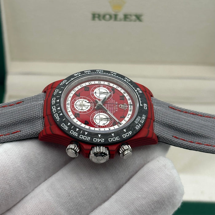 Rolex DiW Daytona Avia Red Swiss Super Clone
