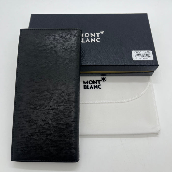 Montblanc Vertical Billfold Wallet Real Leather (Montblanc Collection)