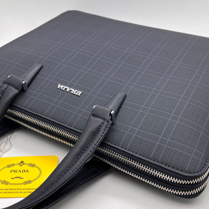 Prada Blue Laptop Bag PL6615-5