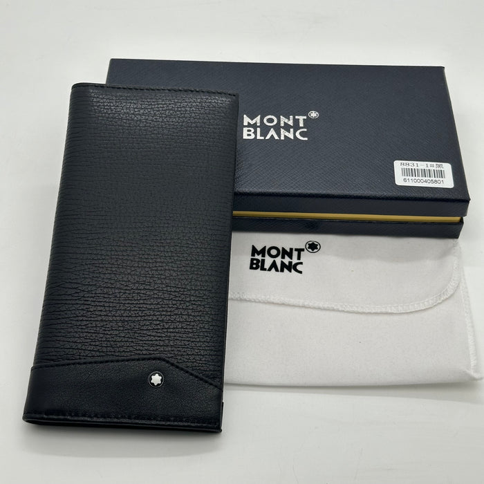 Montblanc Vertical Billfold Wallet Real Leather (Montblanc Collection)