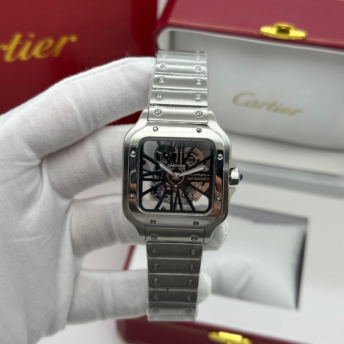 Cartier Santos de Cartier skeleton watch Automatic