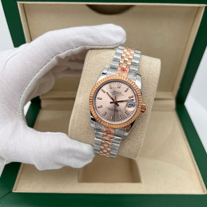 Rolex Datejust 31mm two-Tone Rose Gold Dial (5A+)