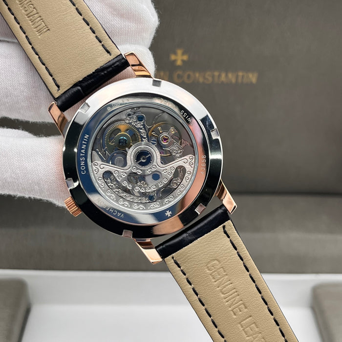 Vacheron Constantin Openworked Mechanical Skeleton – Black Dial