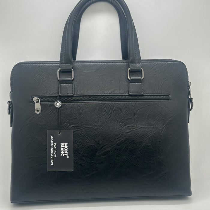 Montblanc Leather PU Laptop Bag