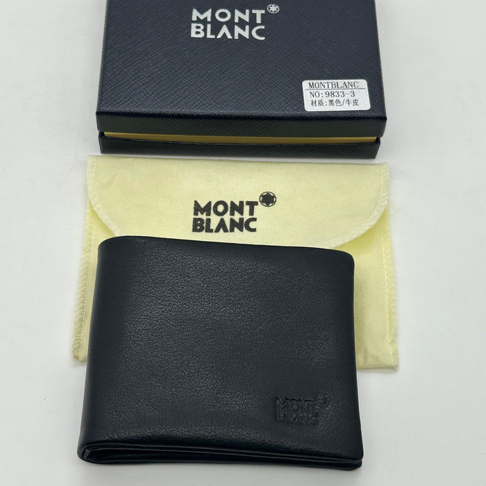 Montblanc Black Real Leather Wallet (Montblanc Collection)