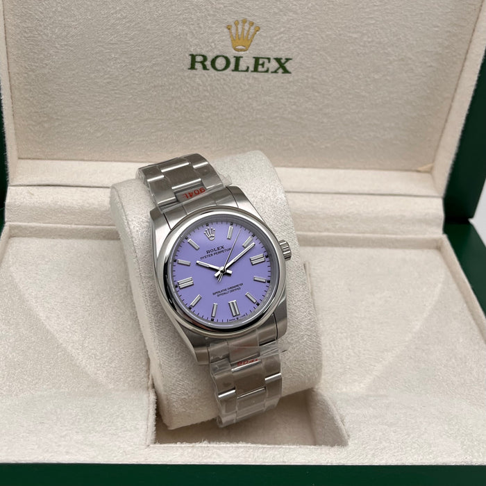 Rolex Oyster Perpetual Lavender Dial (5A+)