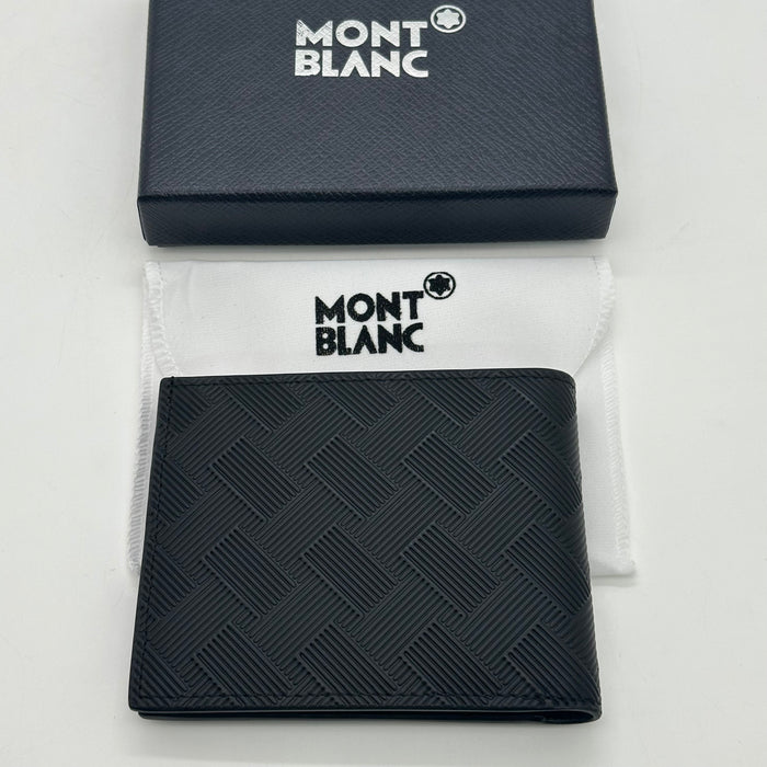 Montblanc Extreme 3.0 Men's Luxury Real Leather Wallet - Black (Montblanc Collection)