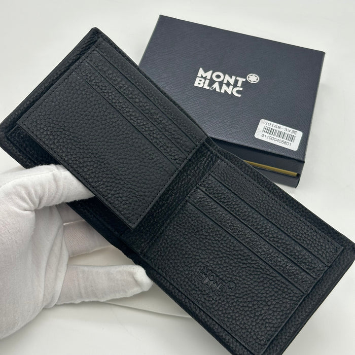 Montblanc Black Real Leather Wallet (Montblanc Collection)