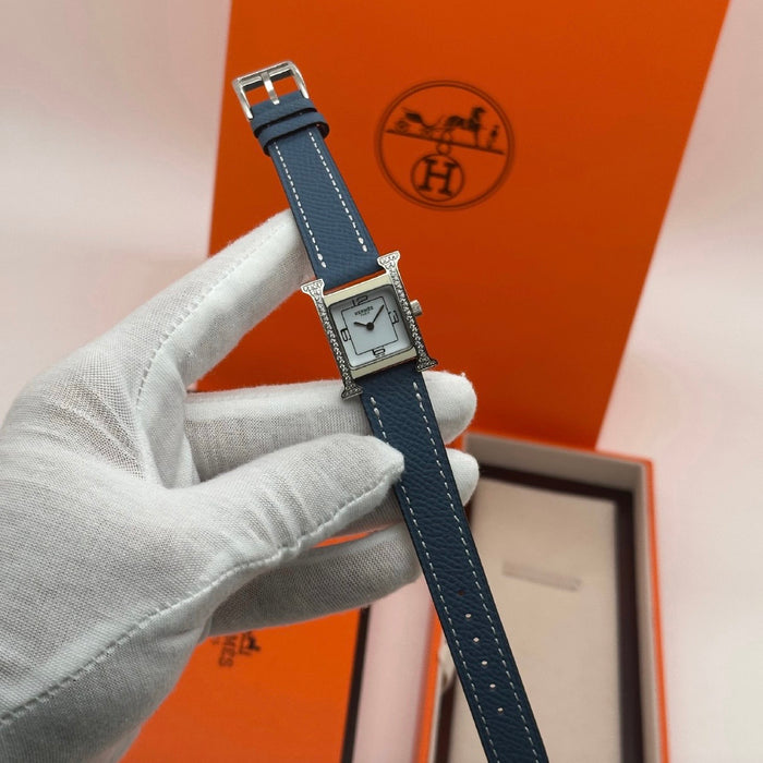 H Stress With Navy Blue Strap Watch