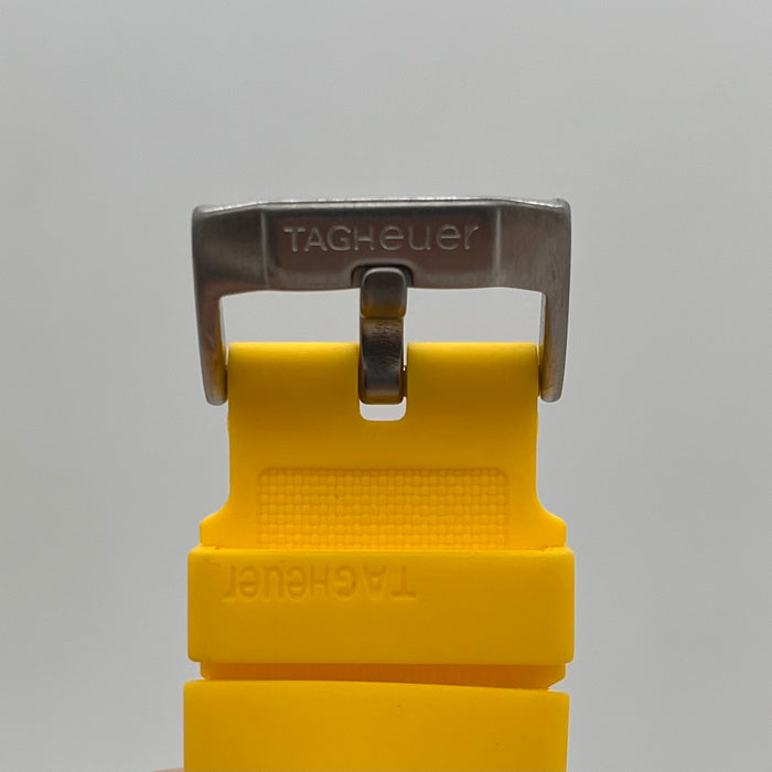 TAG Heuer Formula 1 Chronograph bold yellow dial and matching yellow rubber strap 43MM