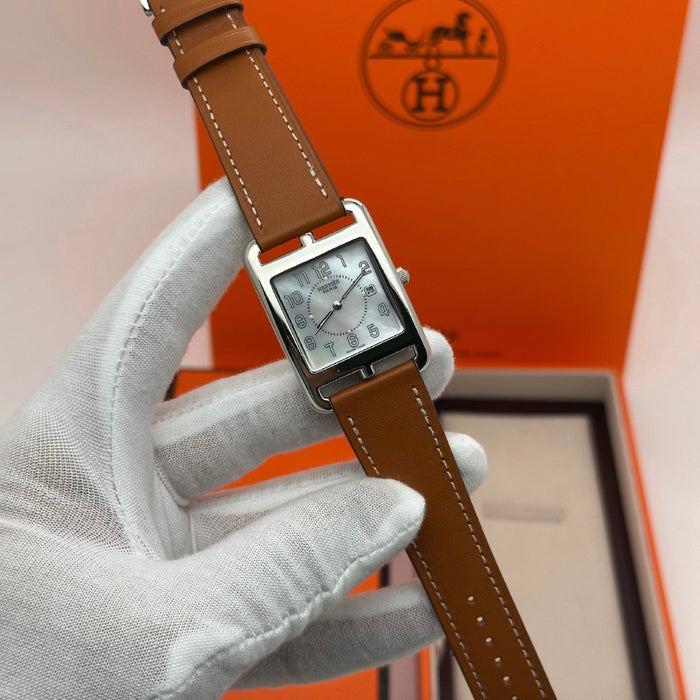 ‘H” Cape Cod With Tan Strap Watch For Women