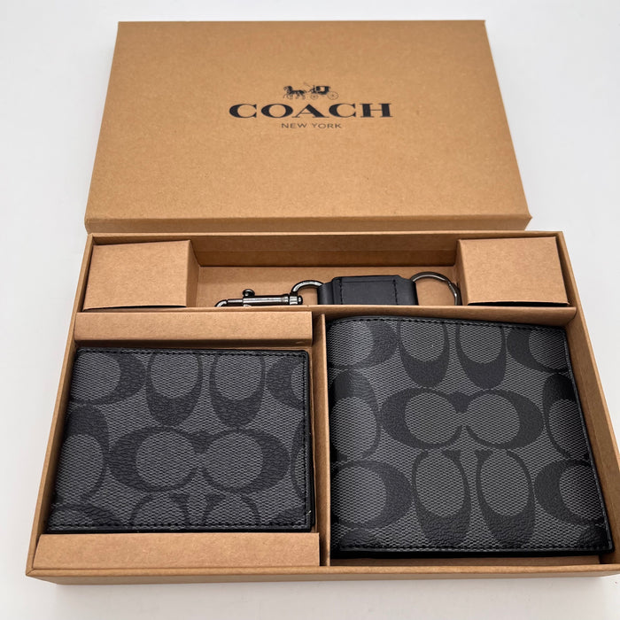Coach Compact 3-in-1 Wallet Set
