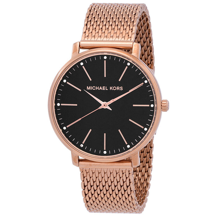 MICHAEL KORS Pyper Quartz Black Dial Ladies Watch Mk4566 Authentic