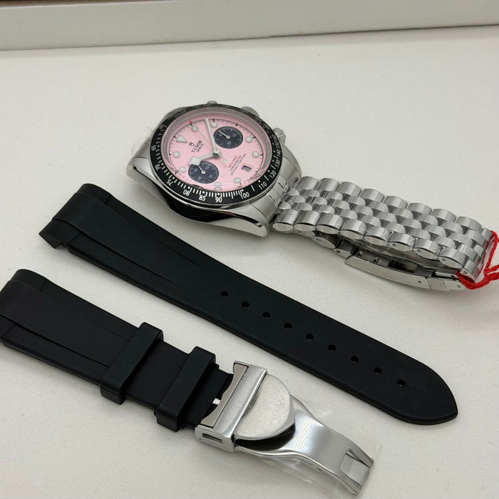 Tudor Black Bay Chrono “pink” Swiss Super Clone