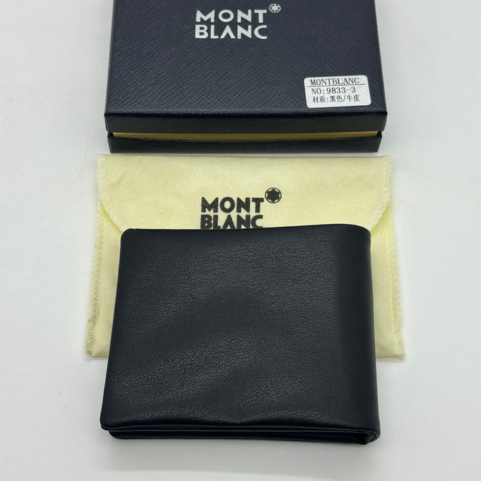 Montblanc Black Real Leather Wallet (Montblanc Collection)