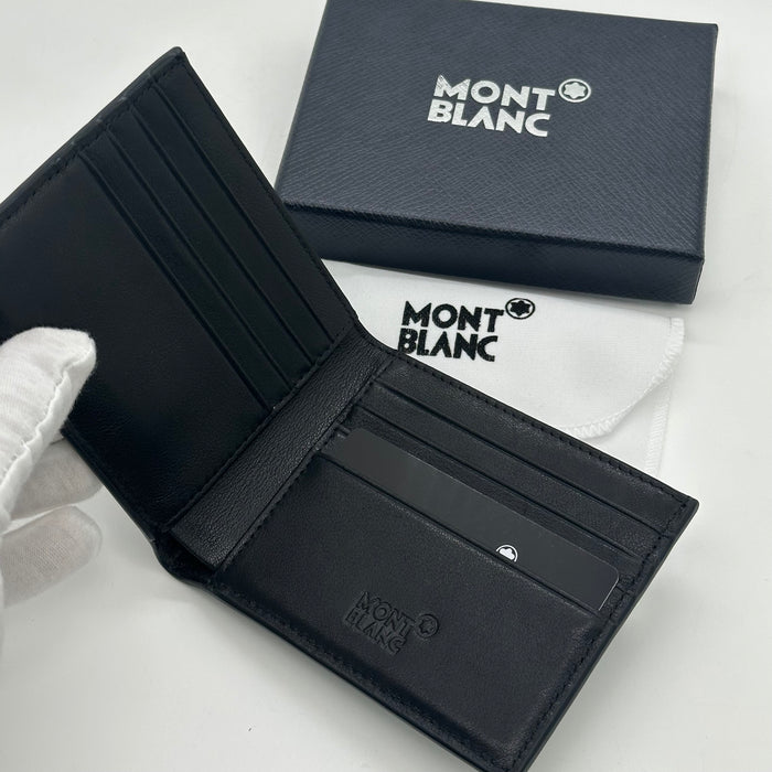 Montblanc Extreme 3.0 Men's Luxury Real Leather Wallet - Black (Montblanc Collection)