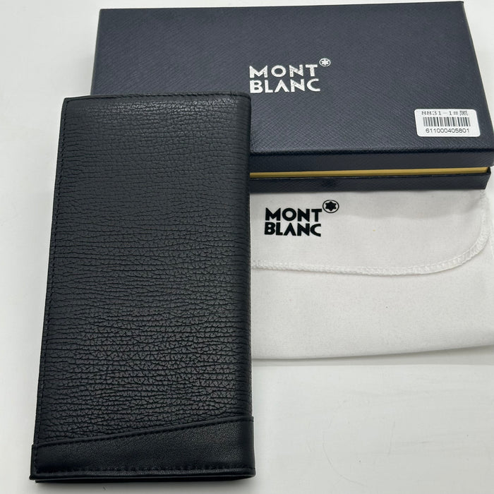 Montblanc Vertical Billfold Wallet Real Leather (Montblanc Collection)