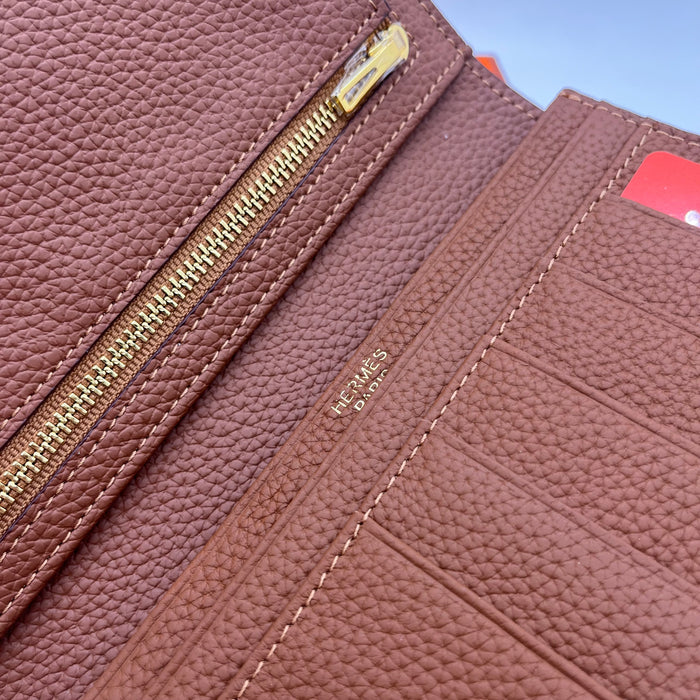 Hermès Genuine Leather Women Wallet