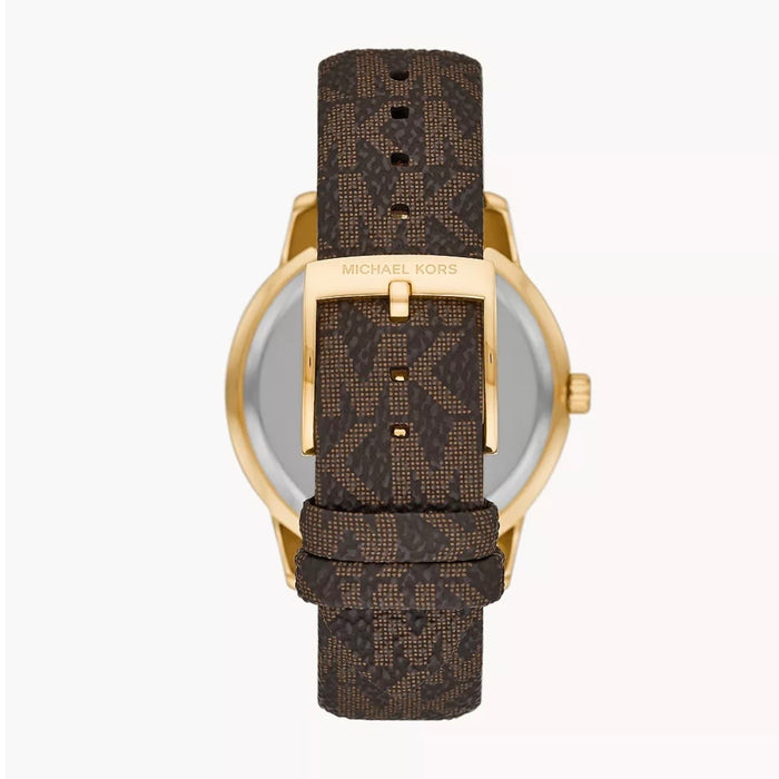 Michael Kors Ladies Watch Tibby 40mm Gold Brown MK6966 Authentic