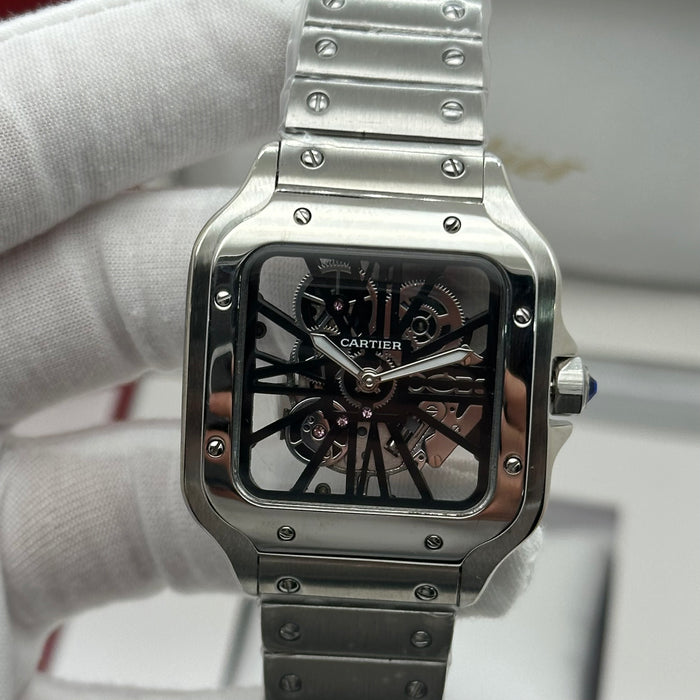 Cartier Santos de Cartier skeleton watch Automatic