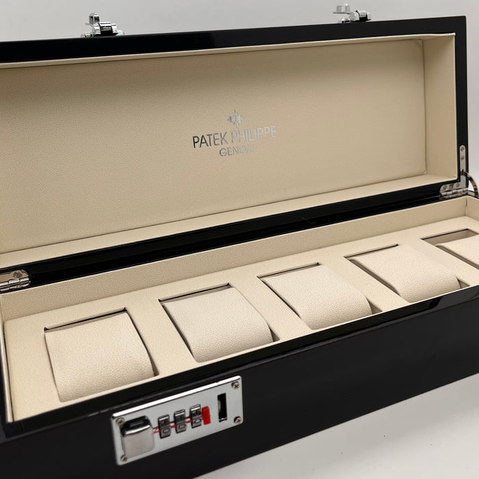 Patek Philippe lacquer wooden watch storage box