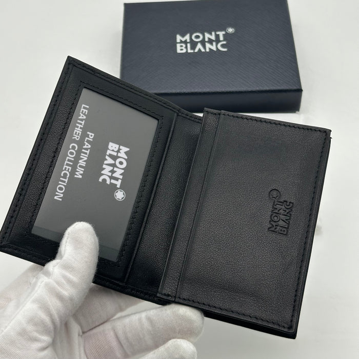 Montblanc Black Real Leather Wallet (Montblanc Collection)