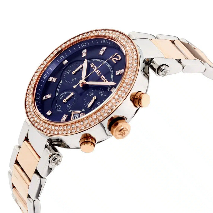 Michael Kors Watch For Women Parker MK6141 with blue dial Authentic