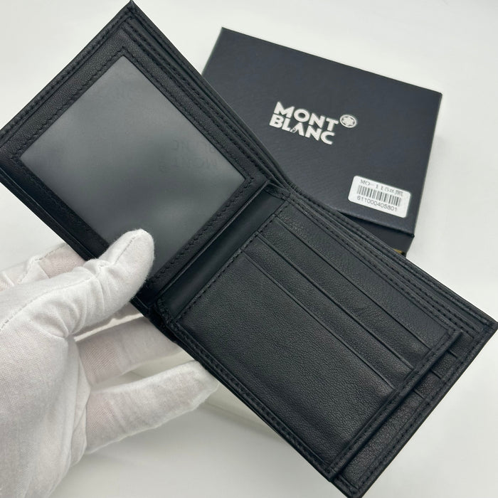 Montblanc Black Real Leather Wallet (Montblanc Collection)