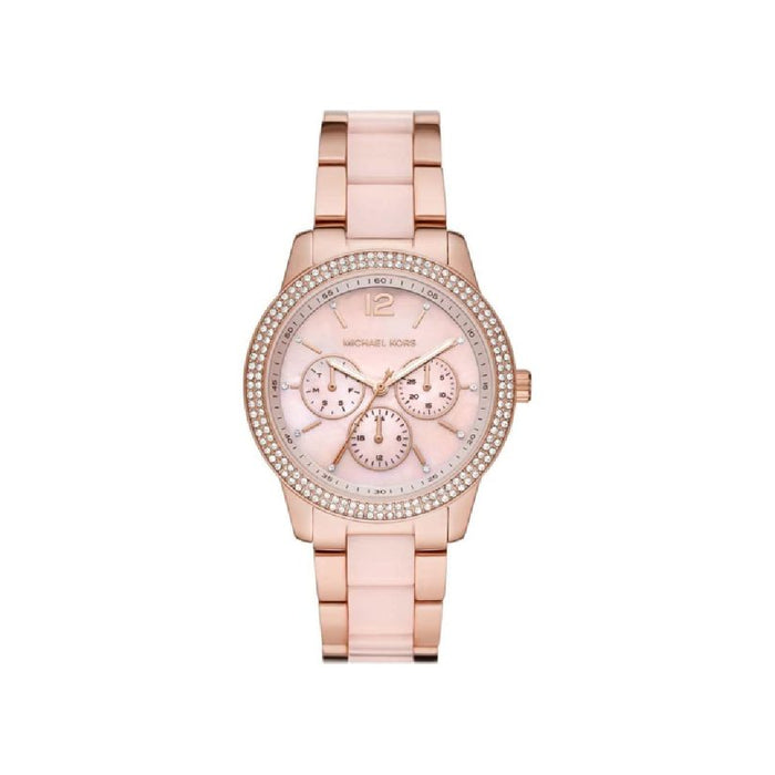 Michael Kors Tibby Pave Silver-Tone Women's Watch Mk6928 Authentic