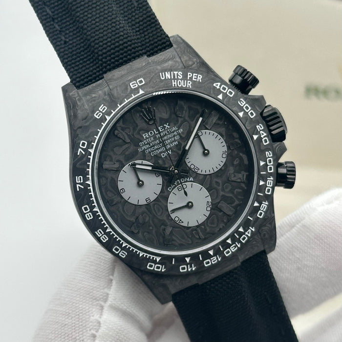 Rolex DIW Daytona All Carbon Graphite Swiss Super Clone