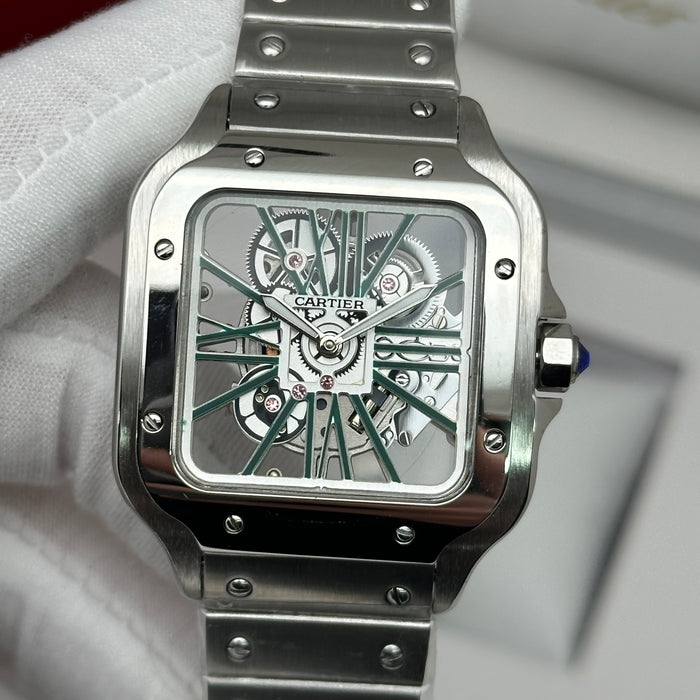 Santos de Cartier Skeleton Watch Automatic