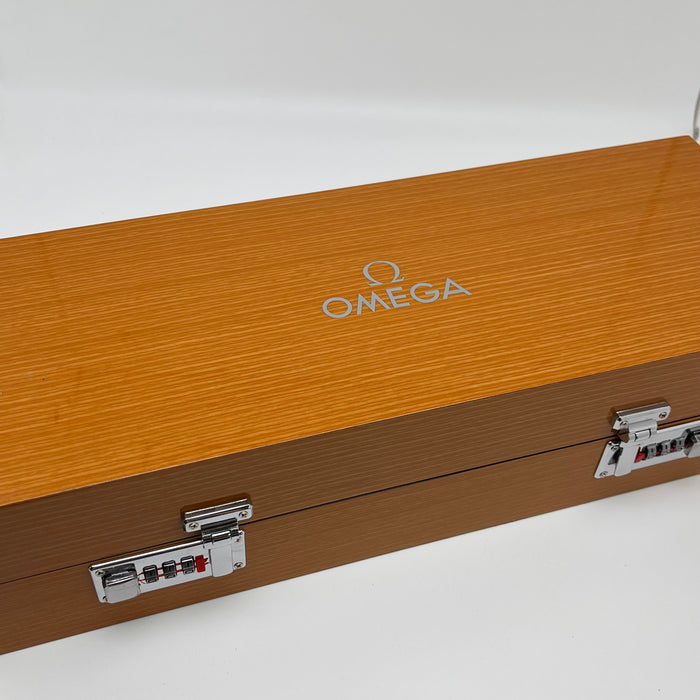 Omega Wooden Watch Storage Box Case