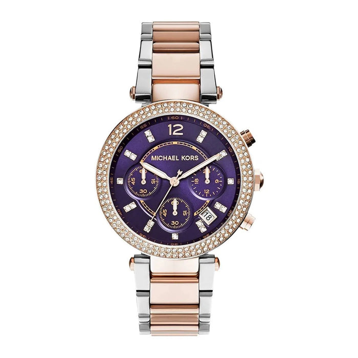 Michael Kors Women's Chronograph Parker 39mm Watch Mk6108 Authentic