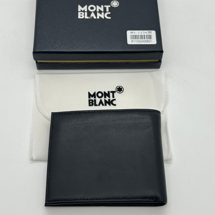 Montblanc Black Real Leather Wallet (Montblanc Collection)