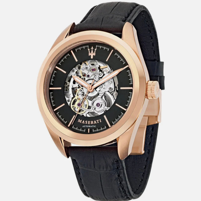 Maserati Traguardo Skeleton Dial R8821112001-Authentic