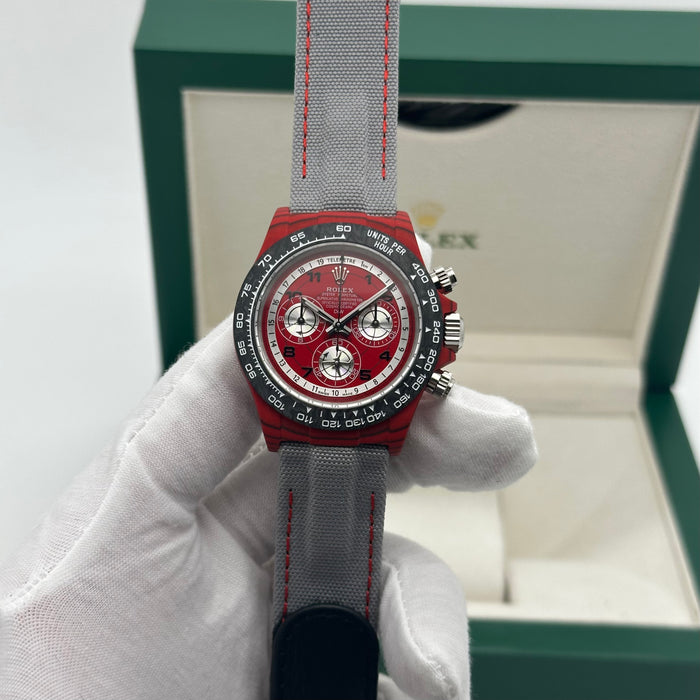Rolex DiW Daytona Avia Red Swiss Super Clone