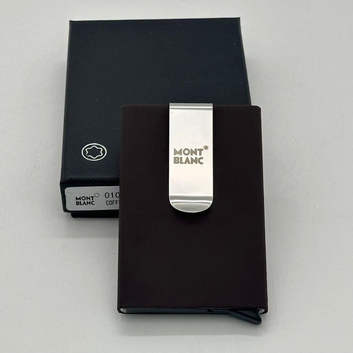 Montblanc Carbon Fiber Credit Card Holder With a Metal Money Clip (Montblanc Collection)