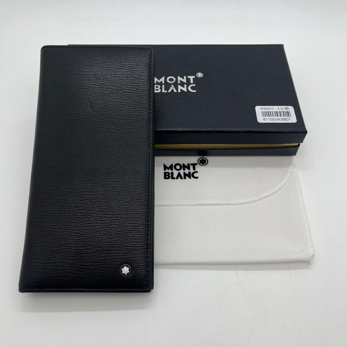 Montblanc Vertical Billfold Wallet Real Leather (Montblanc Collection)