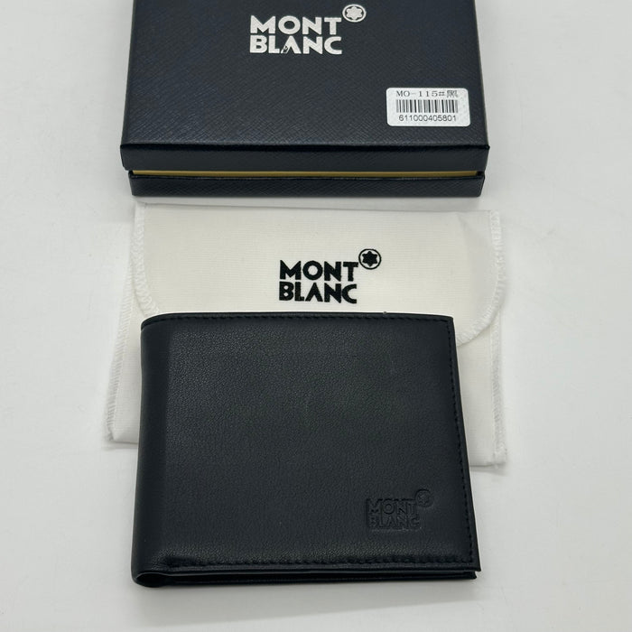 Montblanc Black Real Leather Wallet (Montblanc Collection)