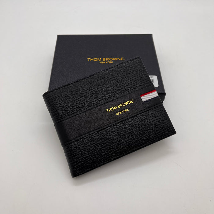 Thom Browne Pebble Grain Leather Bifold Wallet