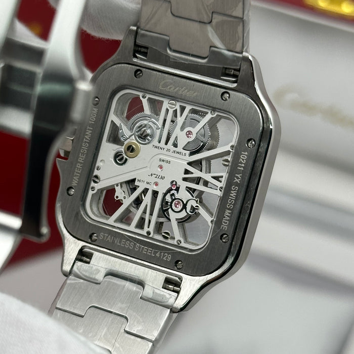 Santos de Cartier Skeleton Watch Automatic
