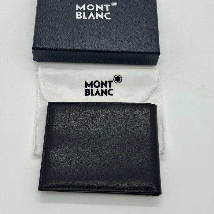 Montblanc Black Bifold Real Leather Wallet (Montblanc Collection)