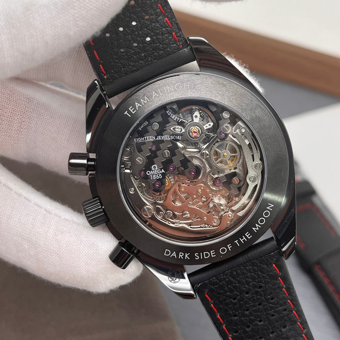 Omega Speedmaster Dark Side of the Moon 'Alinghi' watch 44.25mm Swiss Super Clone