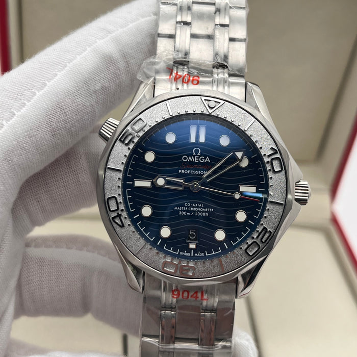 Omega Seamaster Diver 300M Co-Axial Master Chronometer 42mm – Titanium Blue Dial