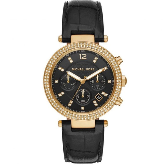 Michael Kors Watch For Women Parker MK6984 With White Dial Polyurethane Chloride Strap Authentic