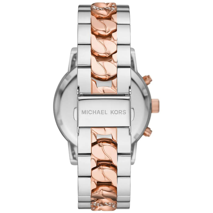 Michael Kors Ritz Chronograph Two-Tone Watch Mk6938 Authentic